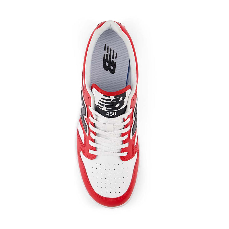 Shop Men's 480 Team Red/White | Men's Street Shoes by New Balance