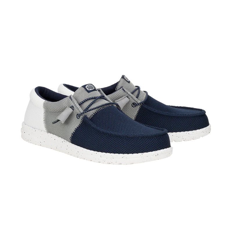 Shop Men's Wally Tri Varsity Mesh Navy/Grey | Men's Lifestyle