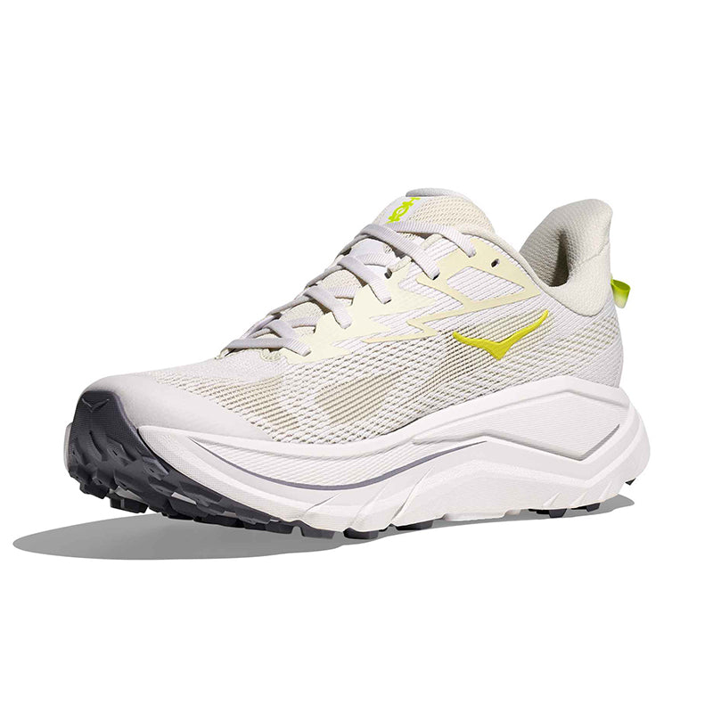 Shop Men's Challenger 8 White/Neon Hoka Citrus | Men's Trail Shoes
