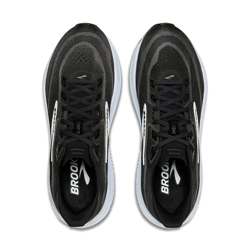 Women's Ghost 18 WIDE Black/Grey/White