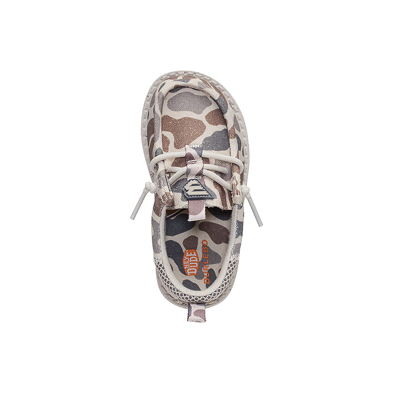 Kid's Toddler Wally Funk Burlebo Taupe/Camo