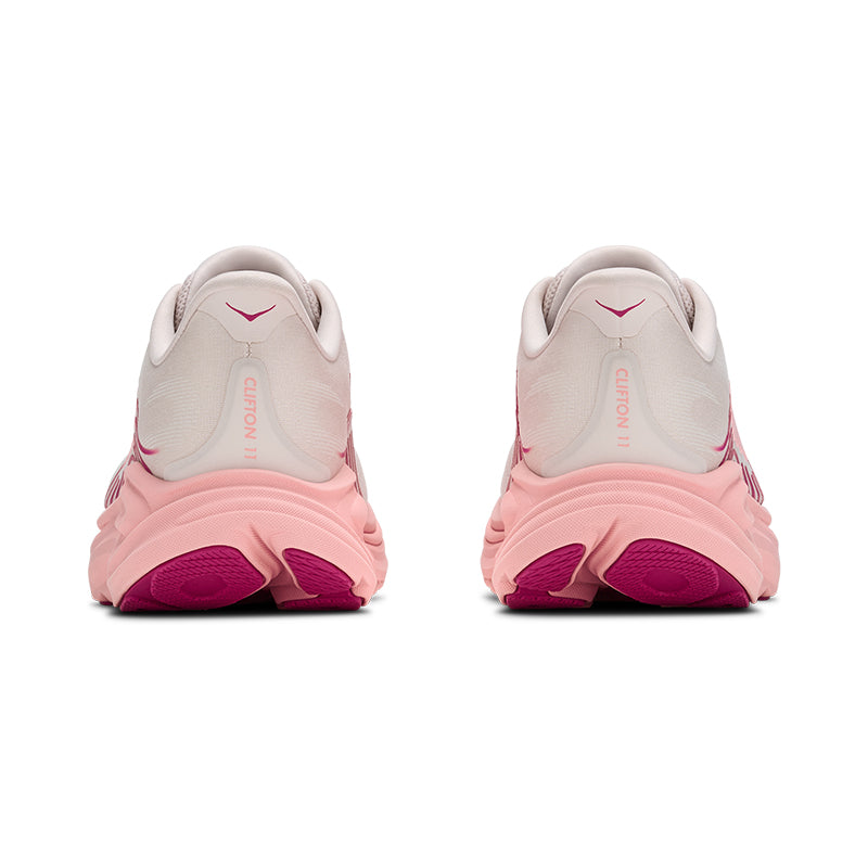 Women's Clifton 11 (WIDE) Rose Cream/Dewy Pink