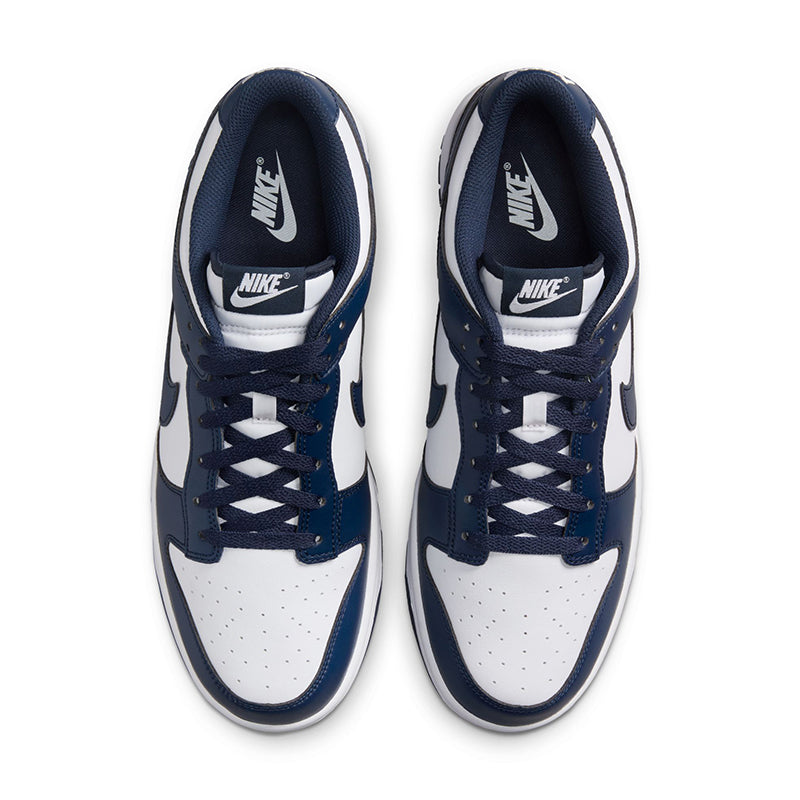 Men's Dunk Low White/Navy