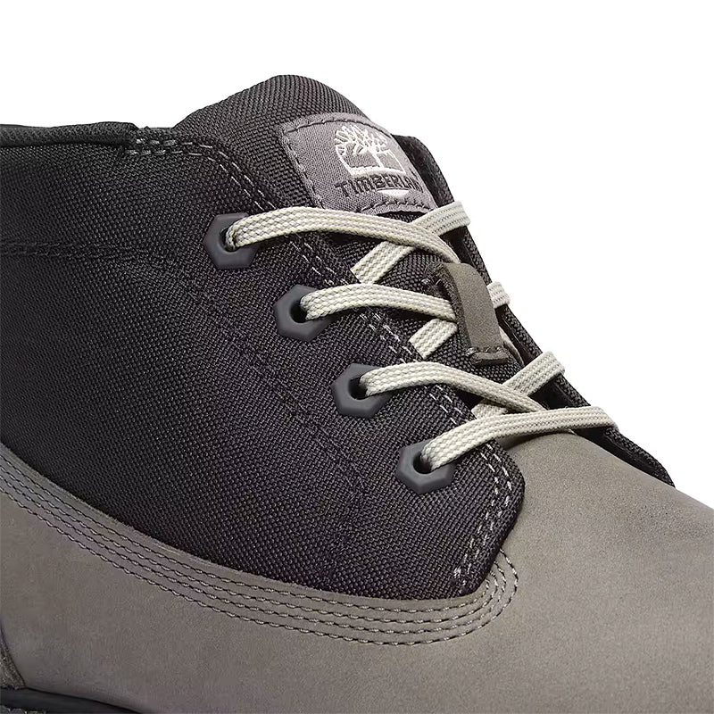 Timberland Men\'s 12 Black Grey Chukka Leather Suede Boots Colorblock Shop Men main image 4