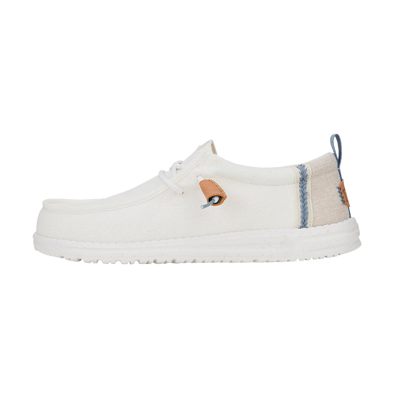 Men's Wally Craft Linen White/Stone Grey