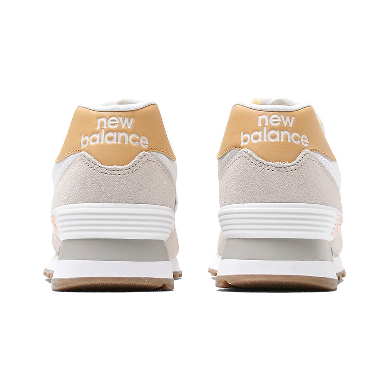 Women's 574 Timberwolf/Alpha Orange – Tradehome Shoes