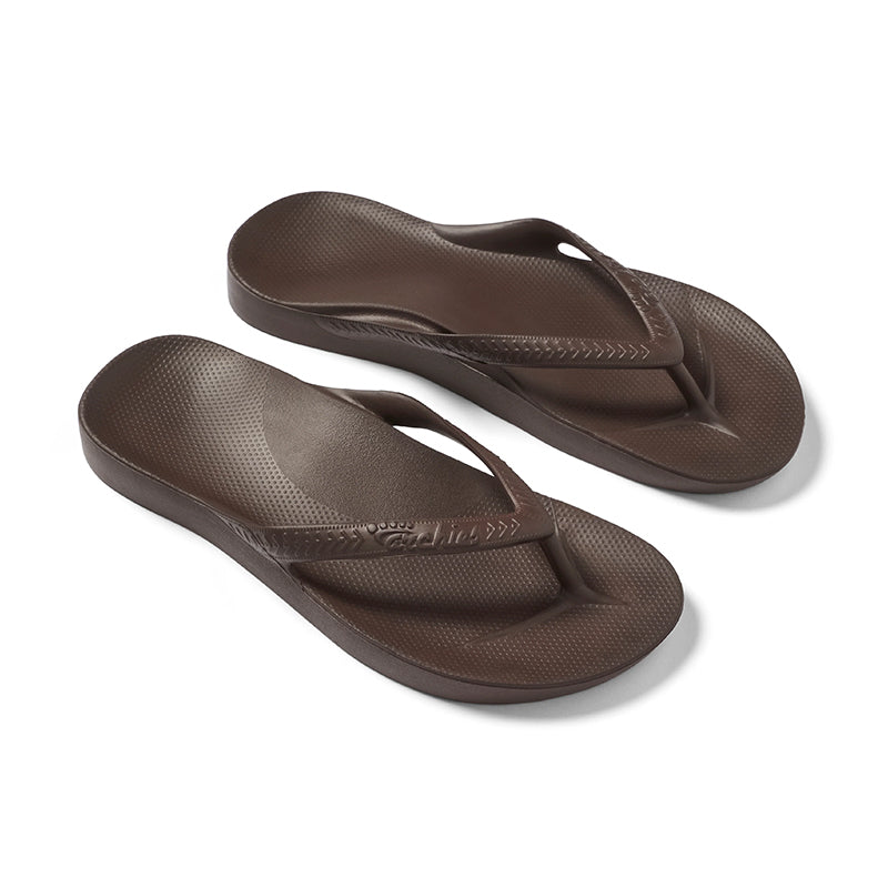 Women's Arch Support Flip Flop Brown