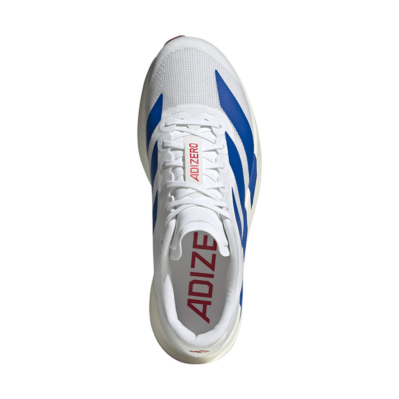 Men's Adizero EVO SL White/Royal Blue/Ruby