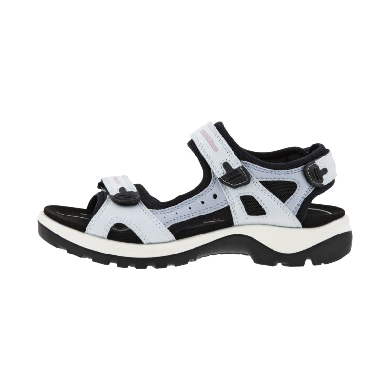 Women's Ecco Yucatan Sandal - Air/Dusty Blue - Left Side View - Available at Tradehome Shoes