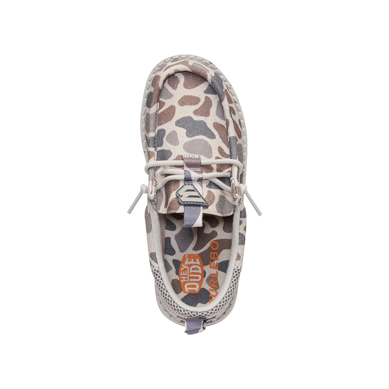 Kid's Grade School Wally Funk Burlebo Taupe/Camo
