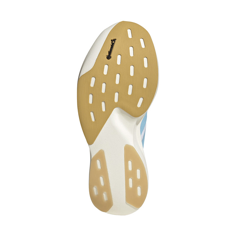 Women's Adizero EVO SL White/Clear Blue/Gold