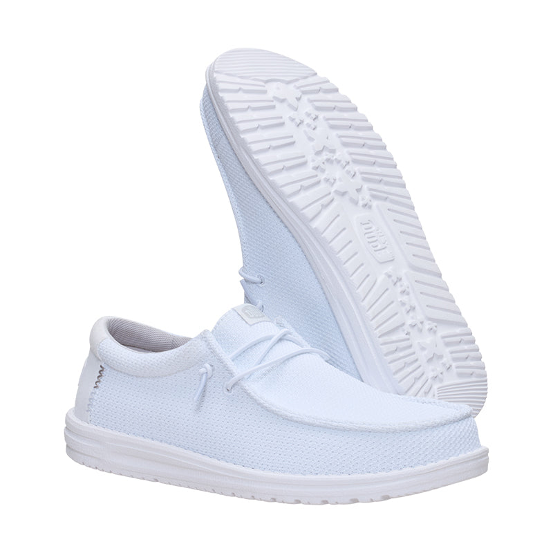 Men's Wally Mesh White