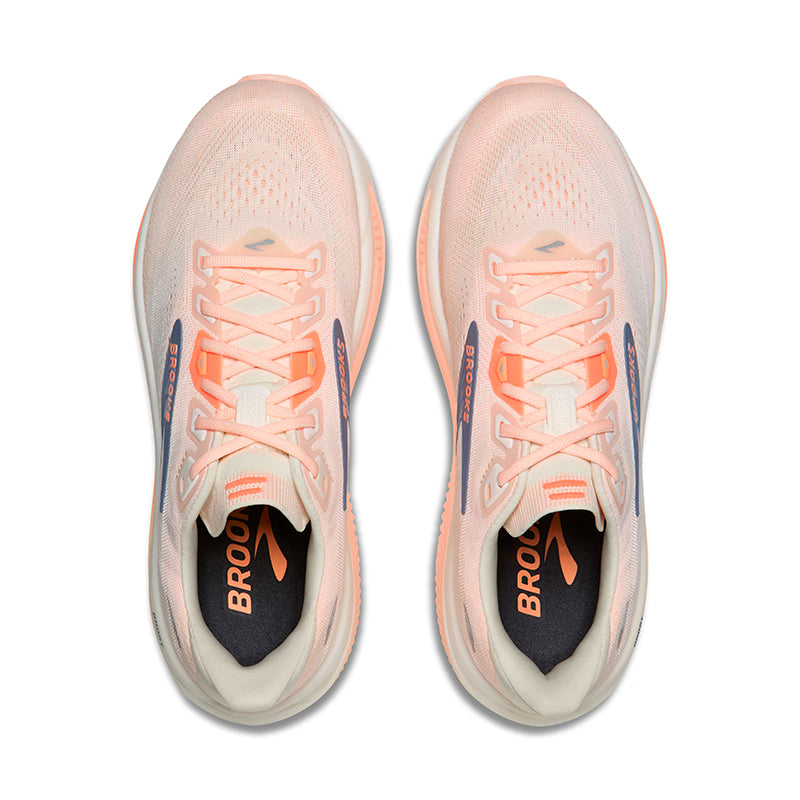 Women's Ghost 18 Star White/Cyber Peach/Grey