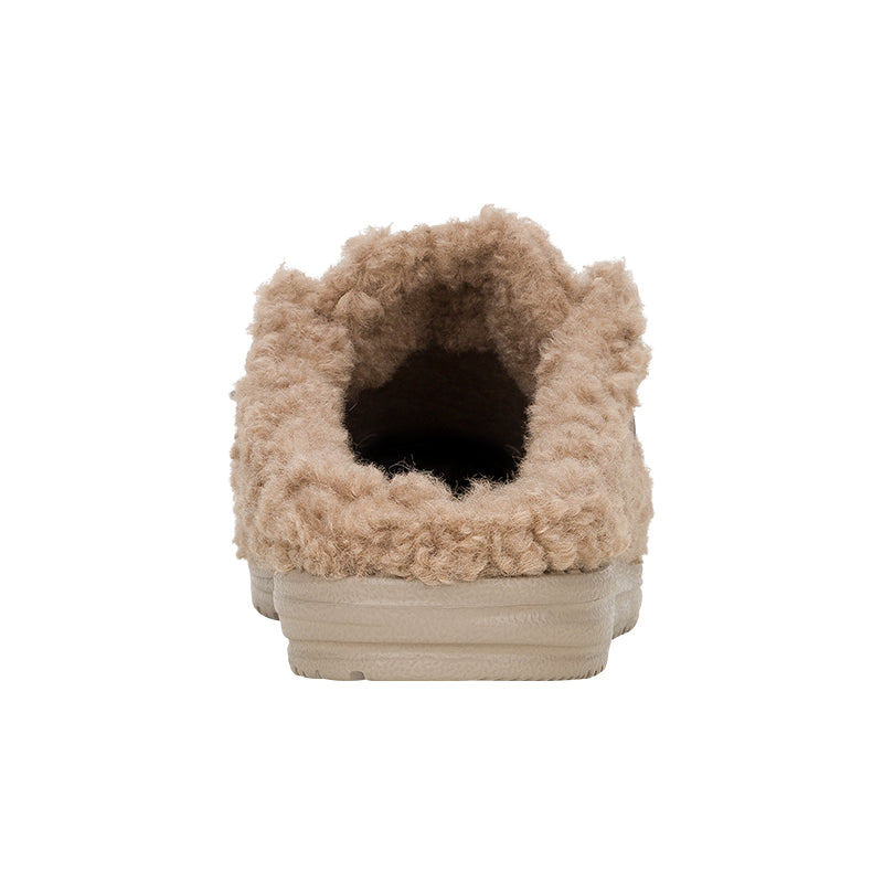 NEW HEY DUDE men\'s wally slip sherpa mule in timber wolf Men main image 3