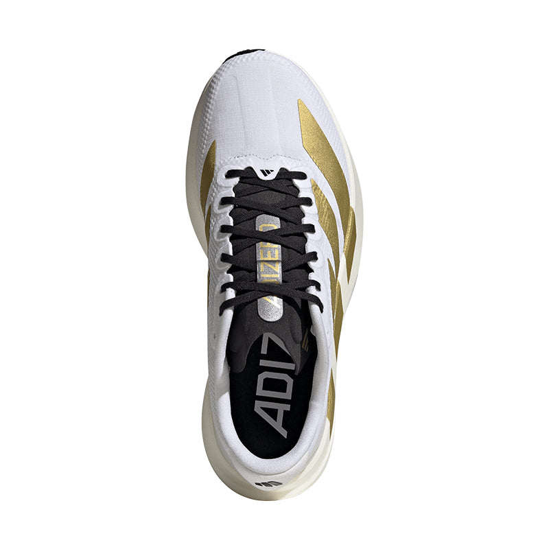 Women's Adizero EVO SL White/Matte Gold/Black