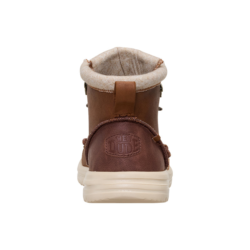 Hey Dude Men\'s Bradley Classic Tumbled Cognac Brown Size 14 lightweight wool Men main image 3