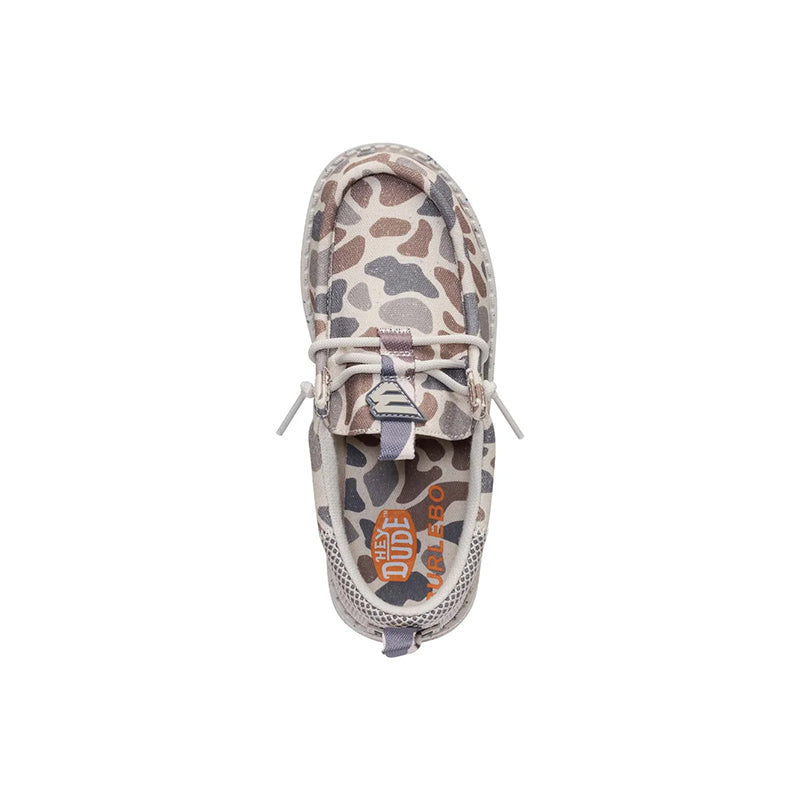 Kid's Preschool Wally Funk Burlebo Taupe/Camo