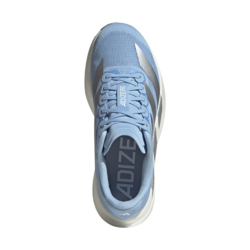 Women's Adizero EVO SL Glow Blue/Silver/White – Tradehome Shoes