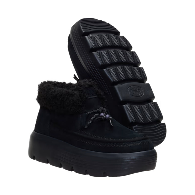 Women's Austin Edge Lounge Suede Black/Black