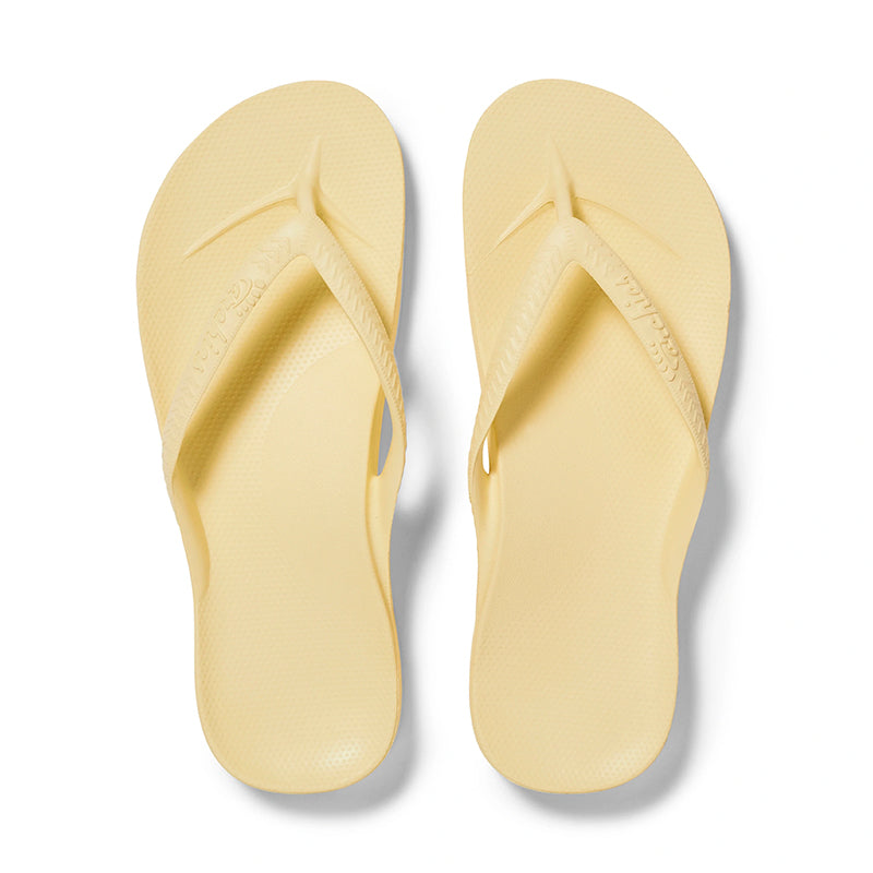 Women's Arch Support Flip Flop Lemon