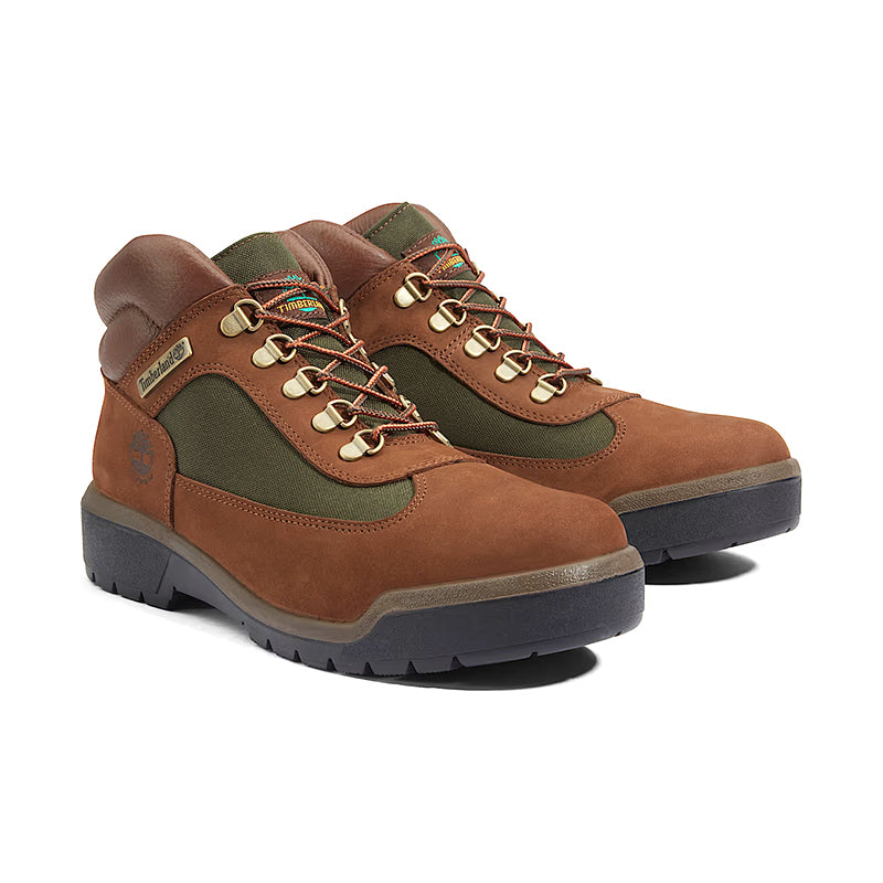 Men's Waterproof Field Boot Dark Brown Nubuck