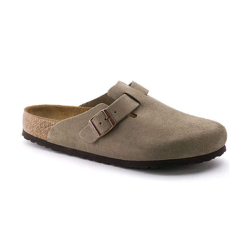 Women's Boston Soft Footbed Taupe Suede