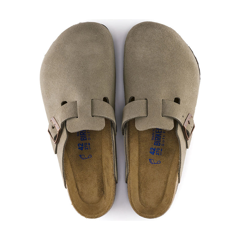 Women's Boston Soft Footbed Taupe Suede