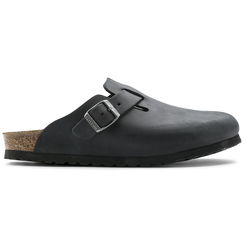 Women's Boston Black Oiled Leather – Tradehome Shoes