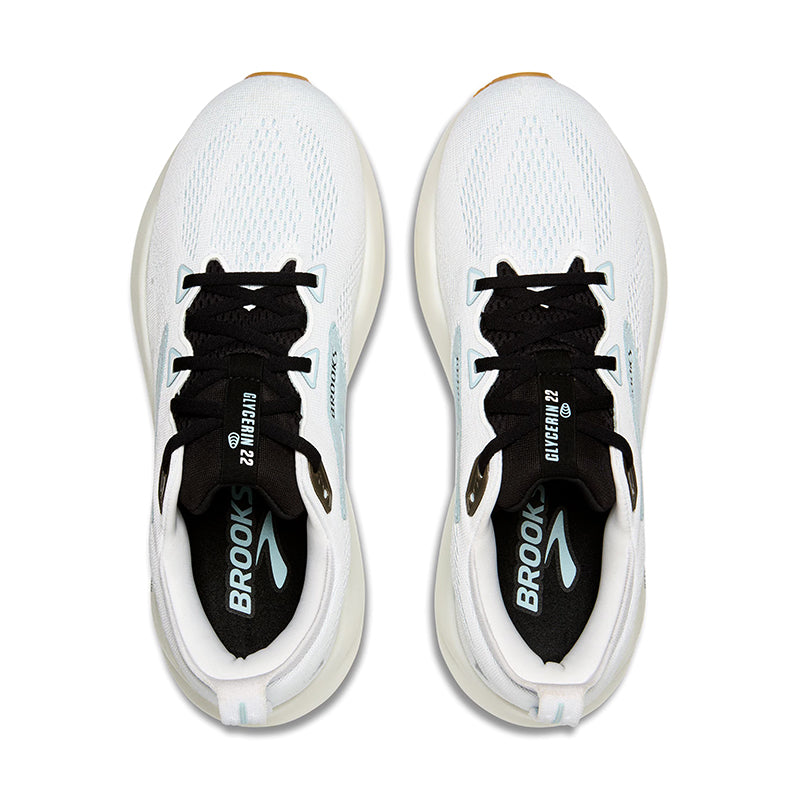 Men's Glycerin 22 Bright White/Winter Sky – Tradehome Shoes