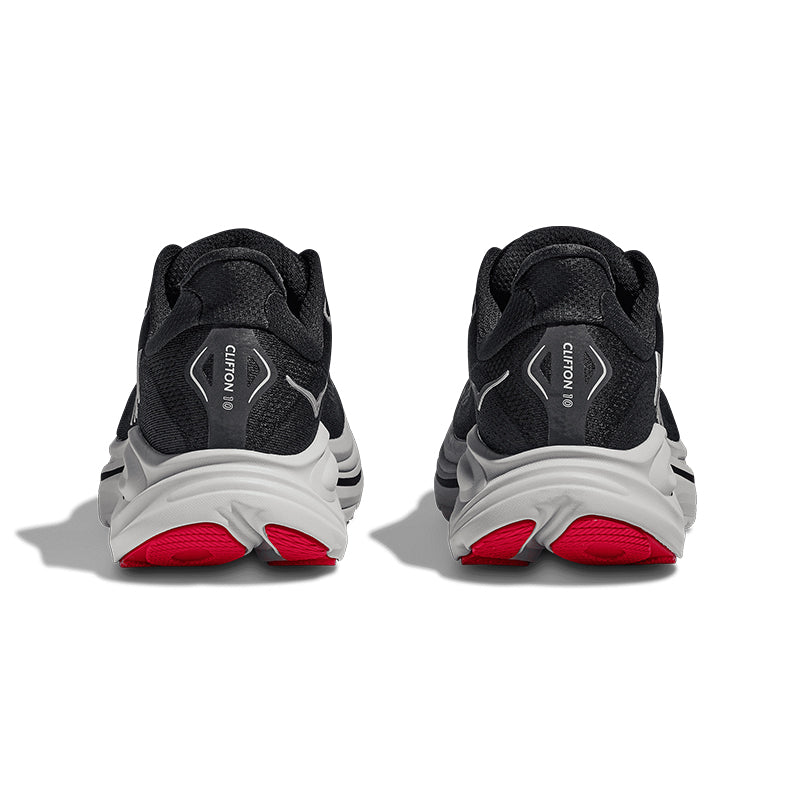 Men's Clifton 10 Black/Silver