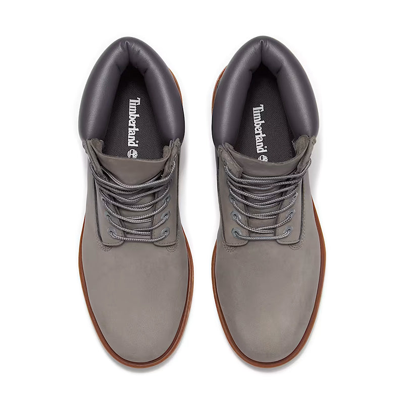 Men's 6" Heritage Waterproof Medium Greyout Nubuck