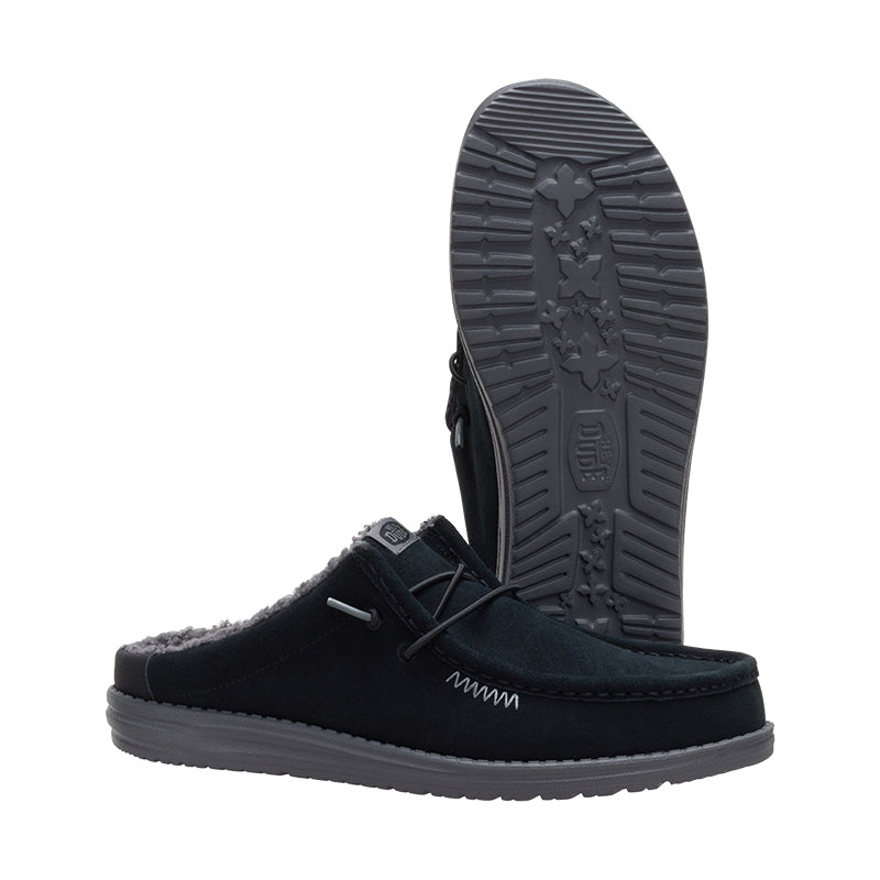 Men's Wally Slip Warmth Black/Smoke Grey