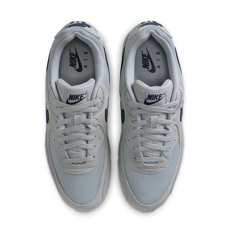 Men's Air Max 90 Wolf Grey/Midnight Navy – Tradehome Shoes