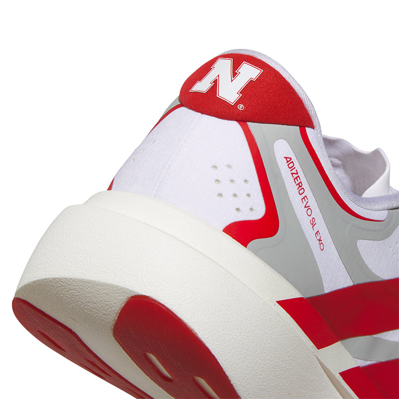 Men's Adizero EVO SL Nebraska White/Power Red/Black
