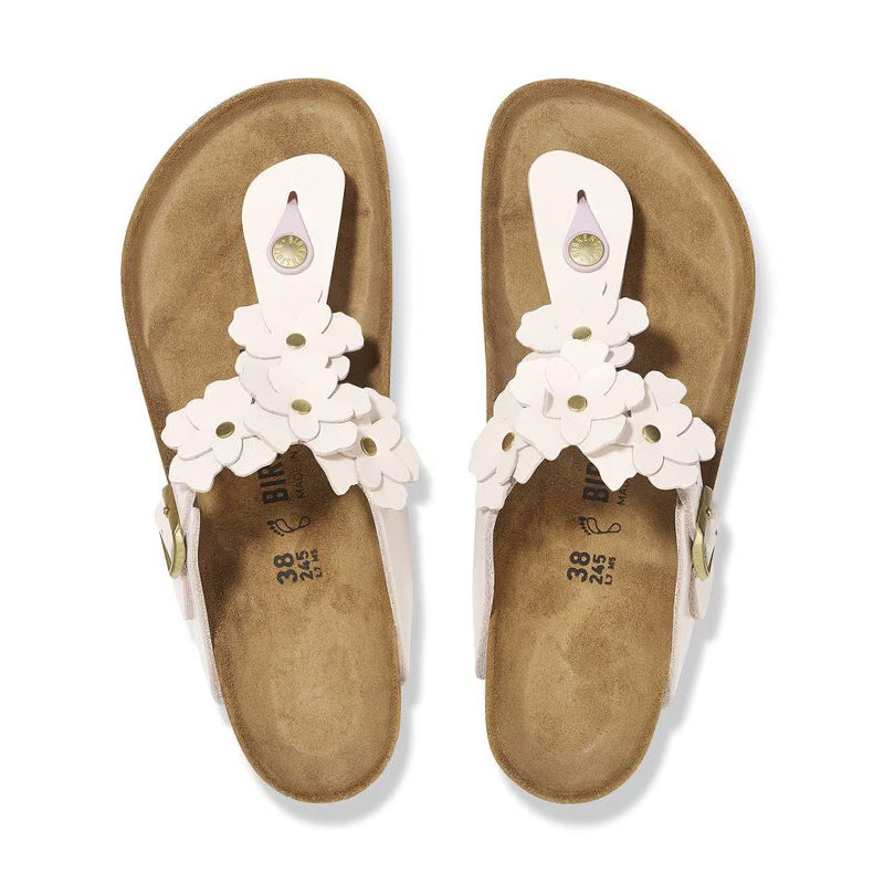 Shop Women's Gizeh Flowers Light Rose Leather | Women's Comfort