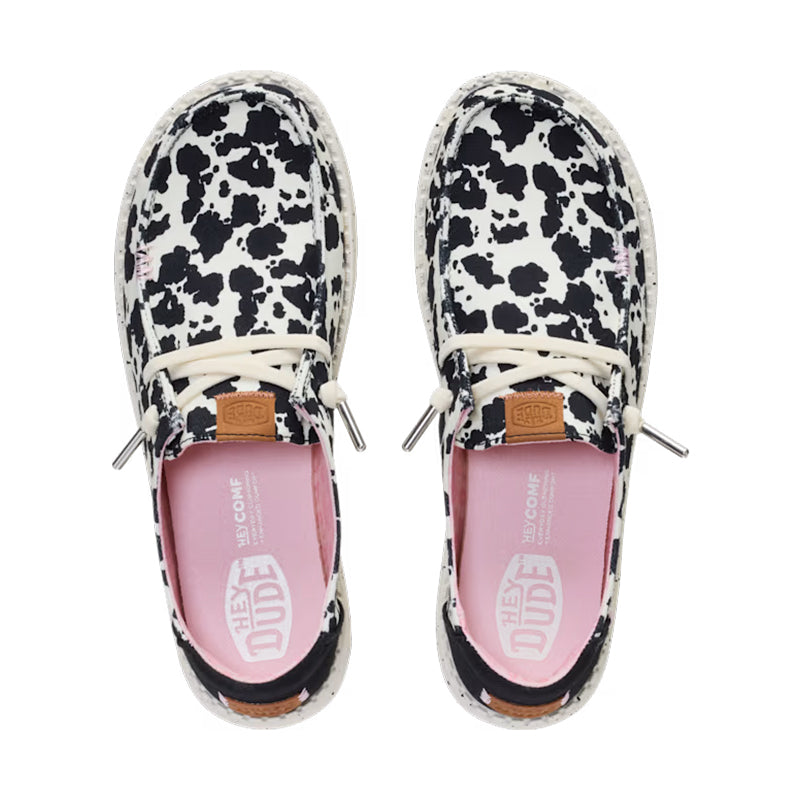 Women's Wendy Spotted Cow Black/Cow