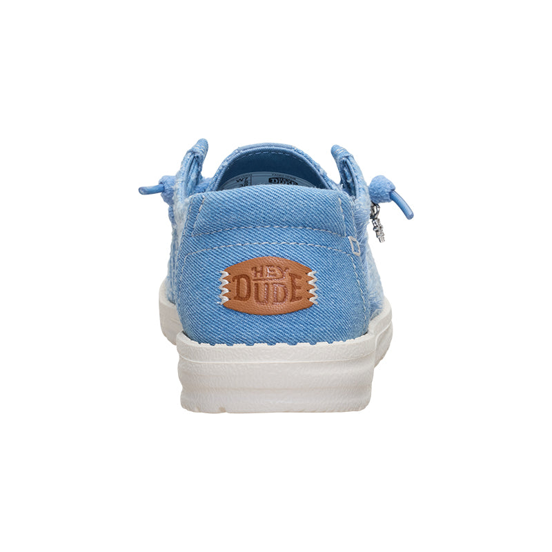 Women's Wendy Frayed Canvas Faded Denim