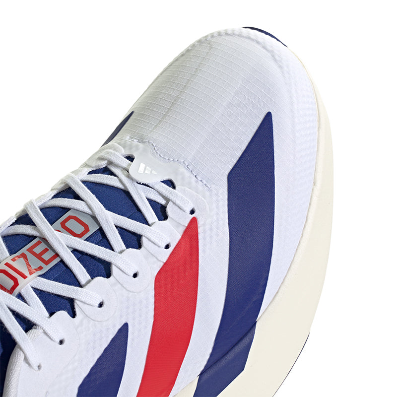 Shop Men's Adizero EVO SL White/Mystery Ink/Ruby | Men's