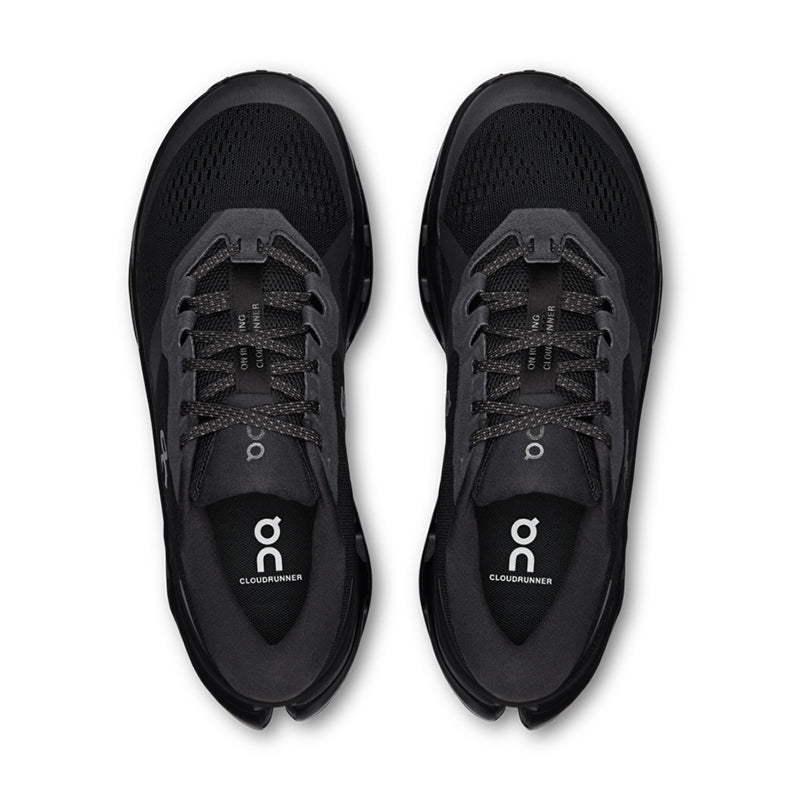 Men's Cloudrunner 3 (WIDE) Black/Black – Tradehome Shoes