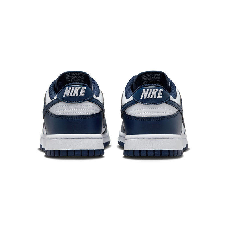 Men's Dunk Low White/Navy