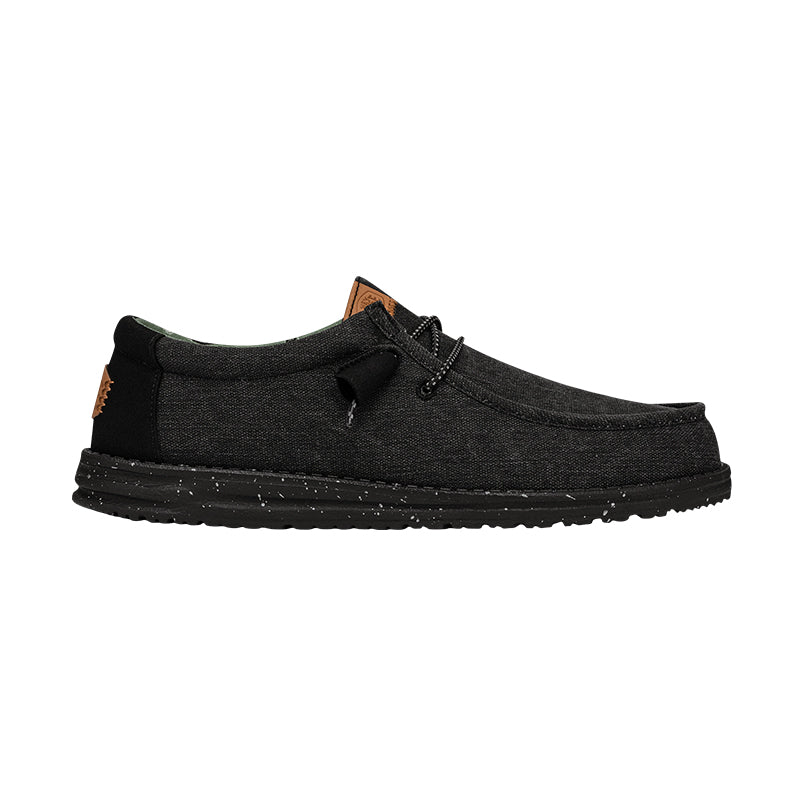 Men's Wally Washed Canvas Black/Black