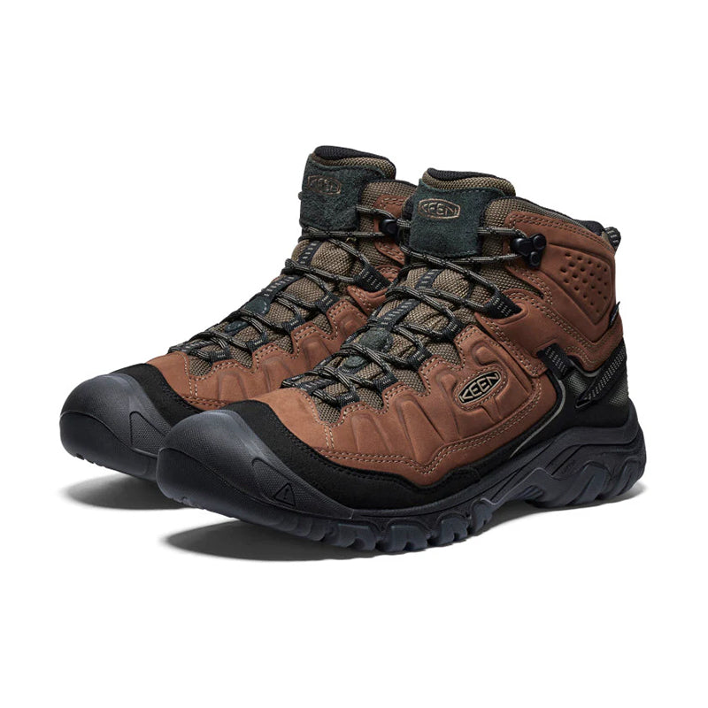 Men's Targhee IV Mid Waterproof Bison/Black – Tradehome Shoes