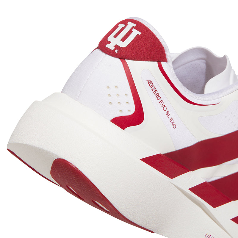 Men's Adizero EVO SL Indiana White/Victory Red