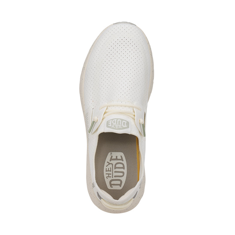 Men's Sirocco Perf Mesh White/White – Tradehome Shoes