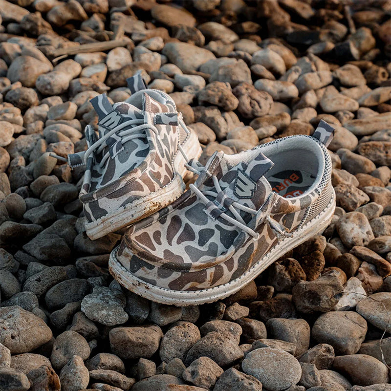 Kid's Grade School Wally Funk Burlebo Taupe/Camo