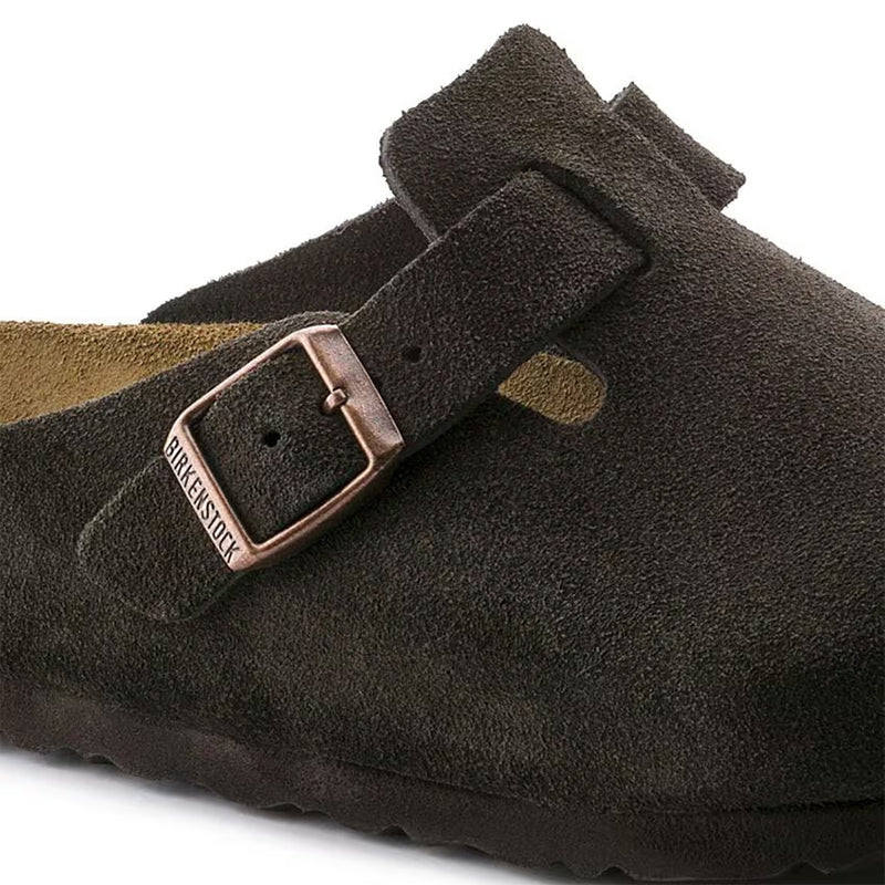 Shop Men's Boston Soft Footbed Mocha Suede | Men's Slip Ons Shoes