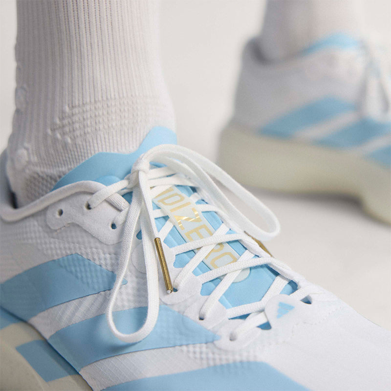 Men's Adizero EVO SL White/Clear Blue/Gold