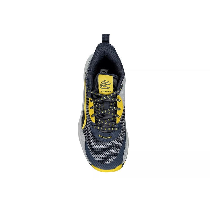 Kid's Grade School Curry 3Z 24 Downpour Gray/Halo Gray – Tradehome