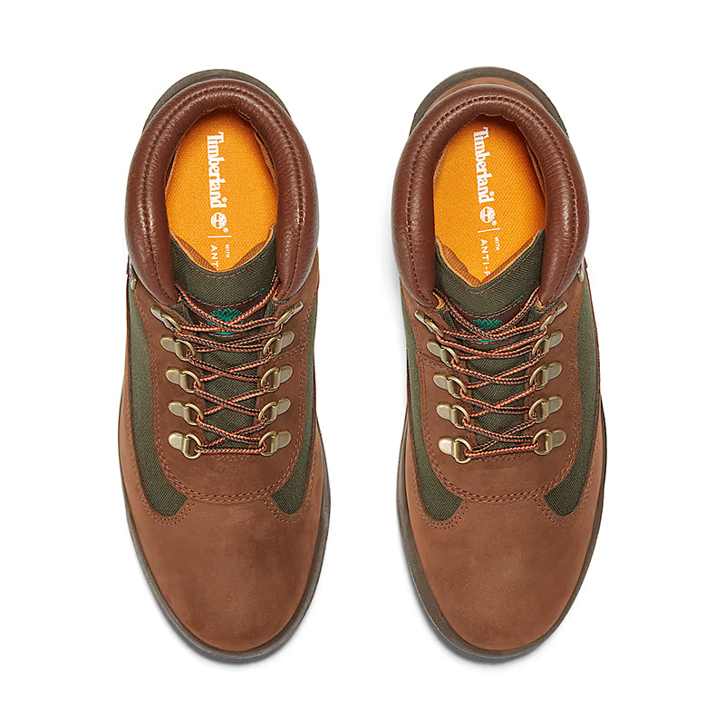 Men's Waterproof Field Boot Dark Brown Nubuck