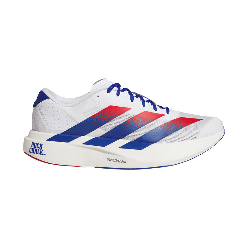 adidas Kansas Jayhawks Adizero Evo SL Shoes White 11